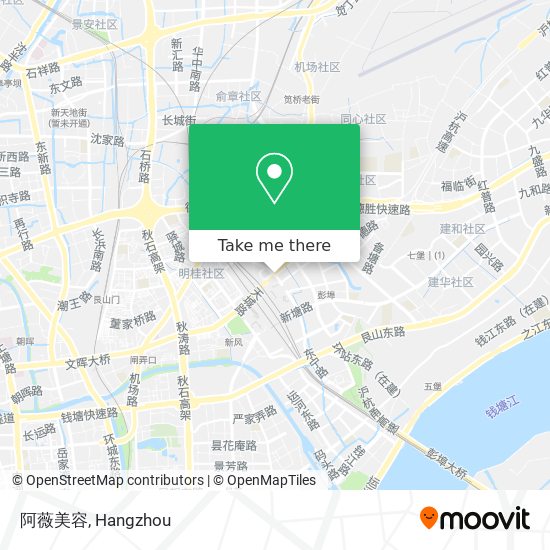阿薇美容 map