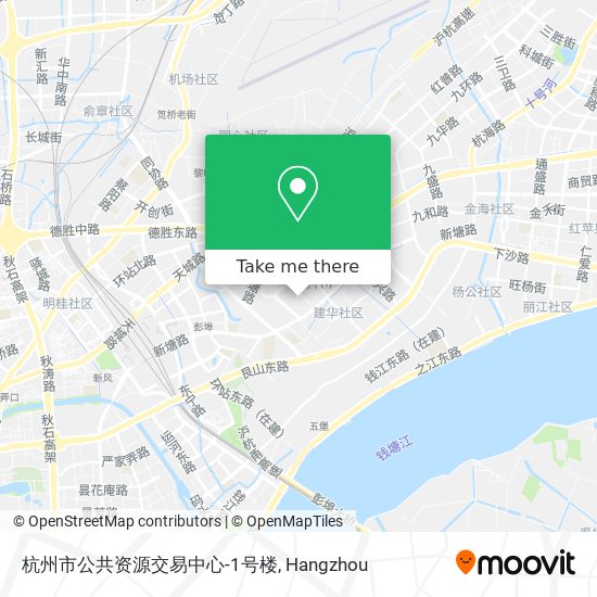 杭州市公共资源交易中心-1号楼 map