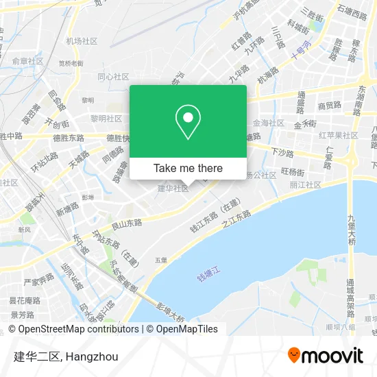 建华二区 map
