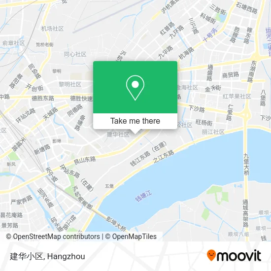 建华小区 map