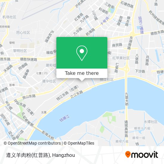 遵义羊肉粉(红普路) map