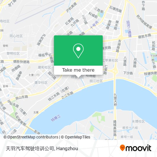 天羽汽车驾驶培训公司 map