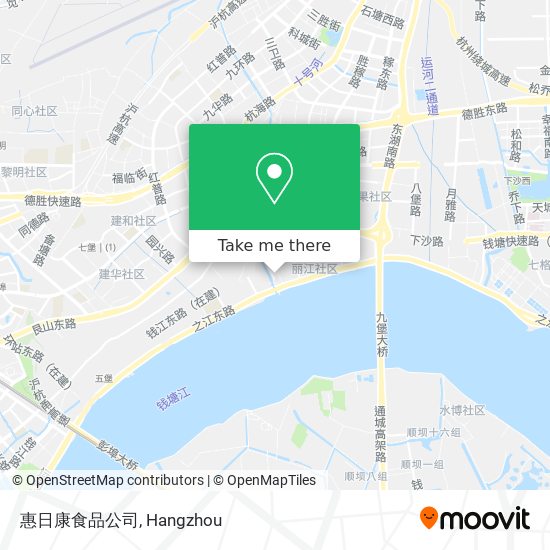 惠日康食品公司 map