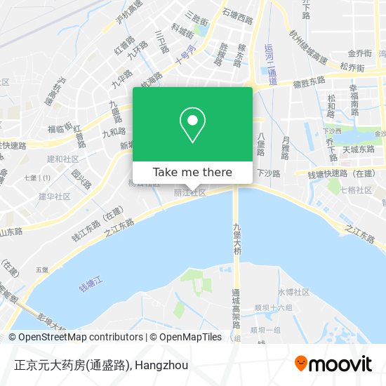 正京元大药房(通盛路) map