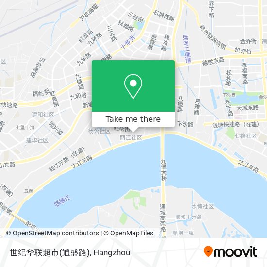 世纪华联超市(通盛路) map