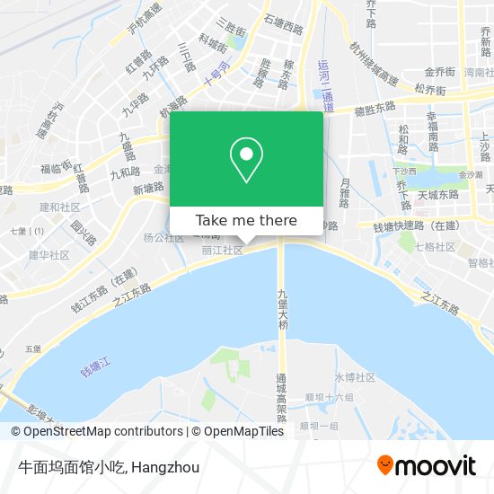 牛面坞面馆小吃 map