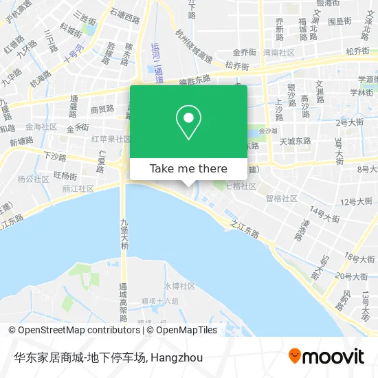 华东家居商城-地下停车场 map