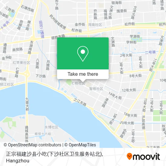 正宗福建沙县小吃(下沙社区卫生服务站北) map