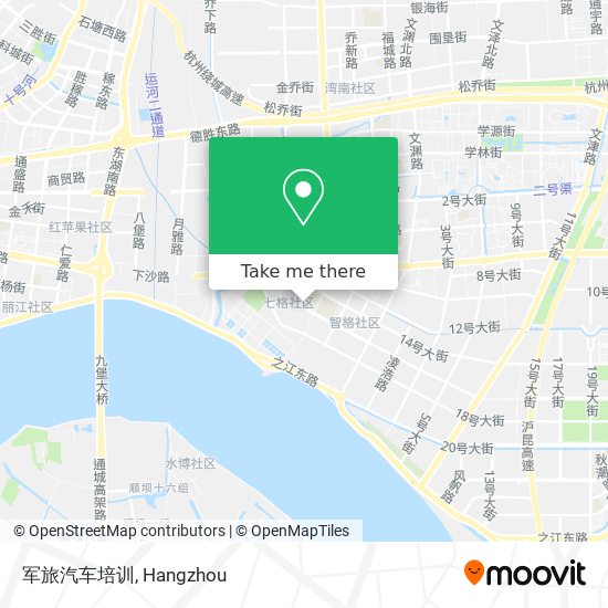 军旅汽车培训 map
