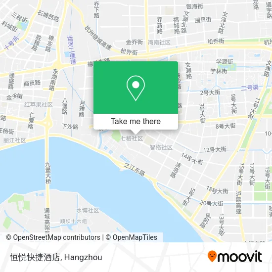 恒悦快捷酒店 map