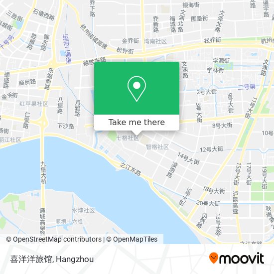 喜洋洋旅馆 map