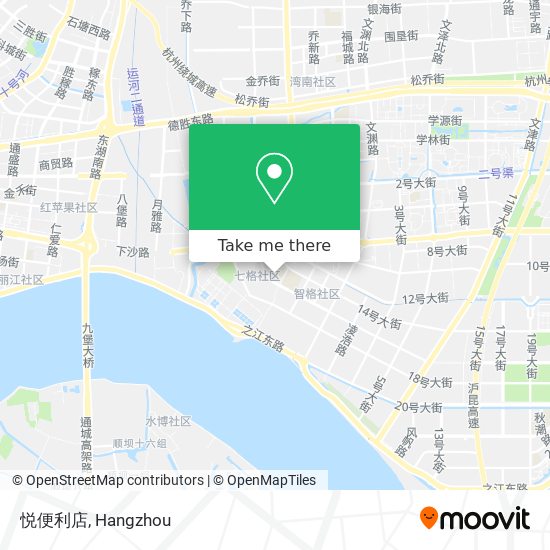 悦便利店 map
