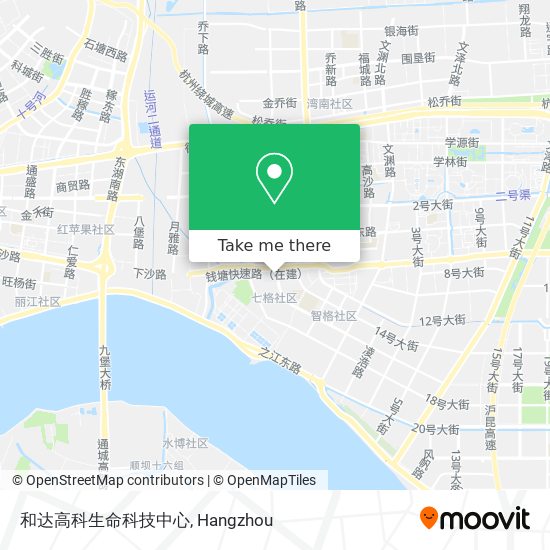 和达高科生命科技中心 map