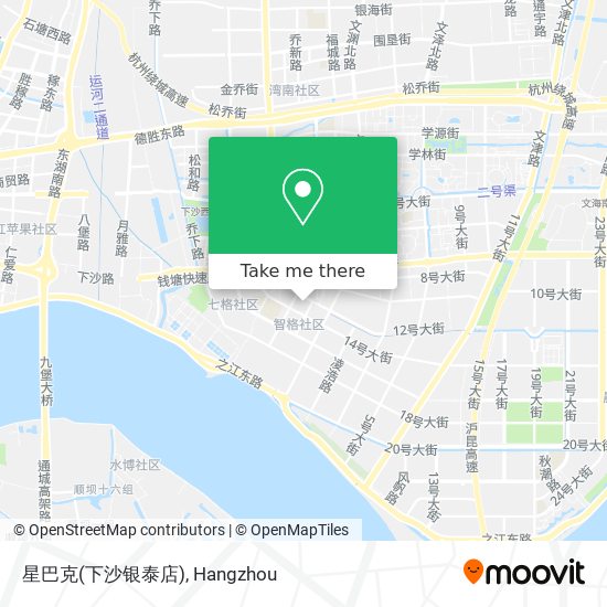 星巴克(下沙银泰店) map