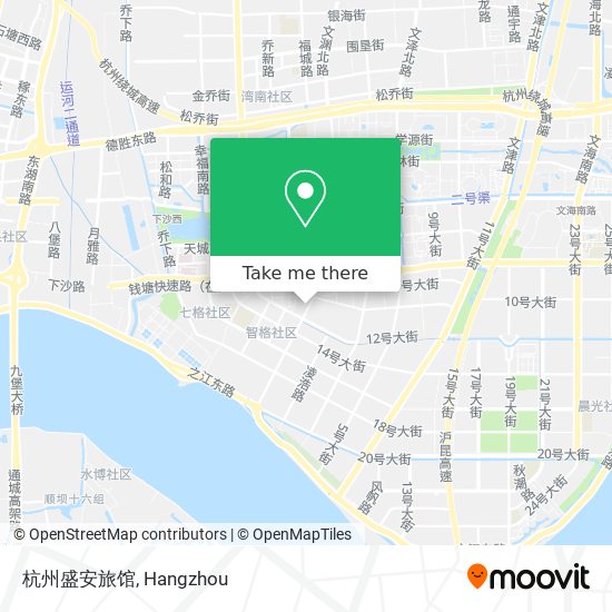 杭州盛安旅馆 map