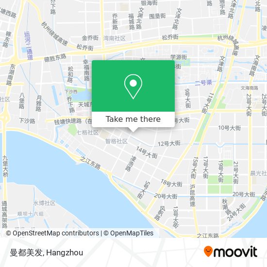 曼都美发 map