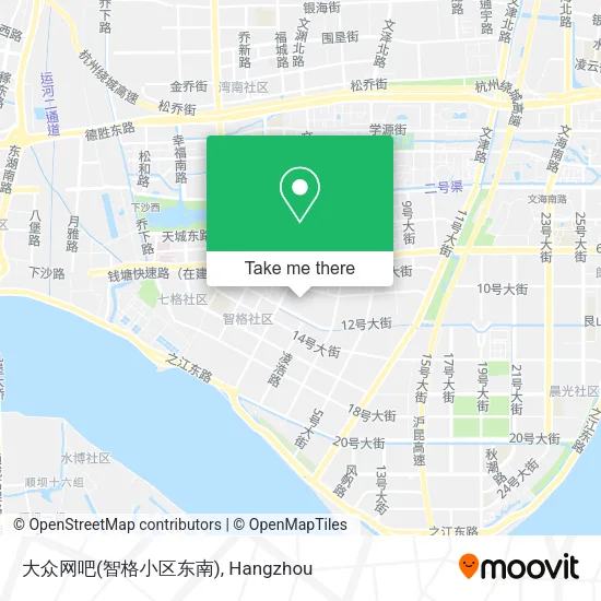 大众网吧(智格小区东南) map