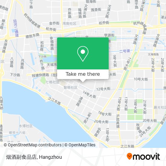 烟酒副食品店 map
