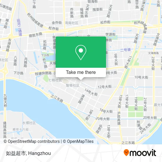如益超市 map
