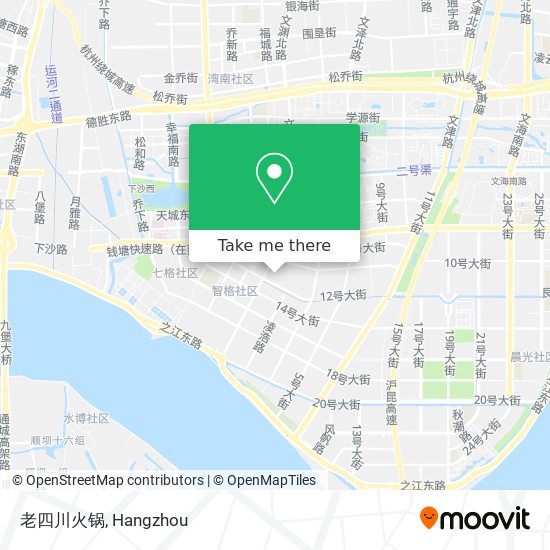 老四川火锅 map