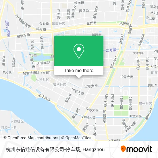 杭州东信通信设备有限公司-停车场 map