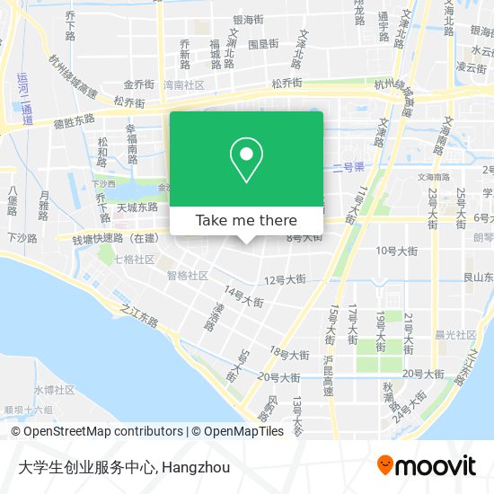 大学生创业服务中心 map