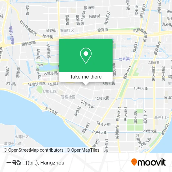 一号路口(brt) map