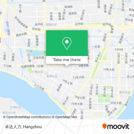 卓达人力 map