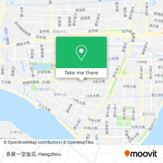 香聚一堂饭店 map