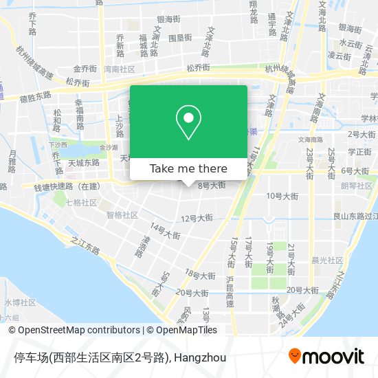 停车场(西部生活区南区2号路) map