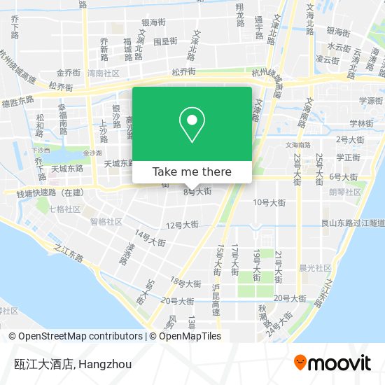 瓯江大酒店 map