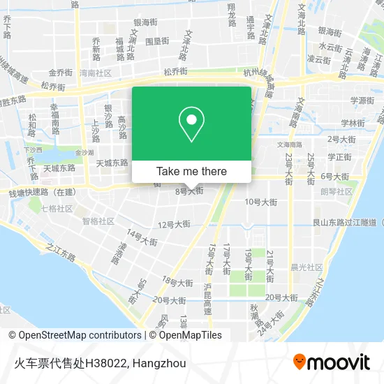 火车票代售处H38022 map