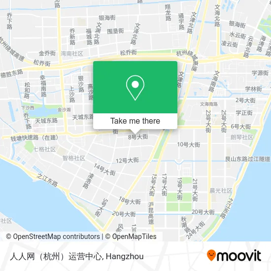 人人网（杭州）运营中心 map