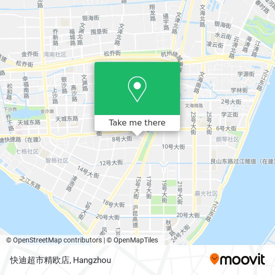 快迪超市精欧店 map