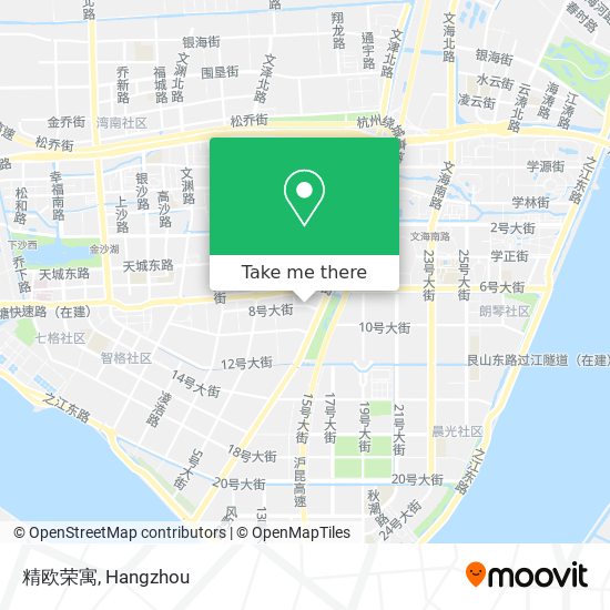 精欧荣寓 map