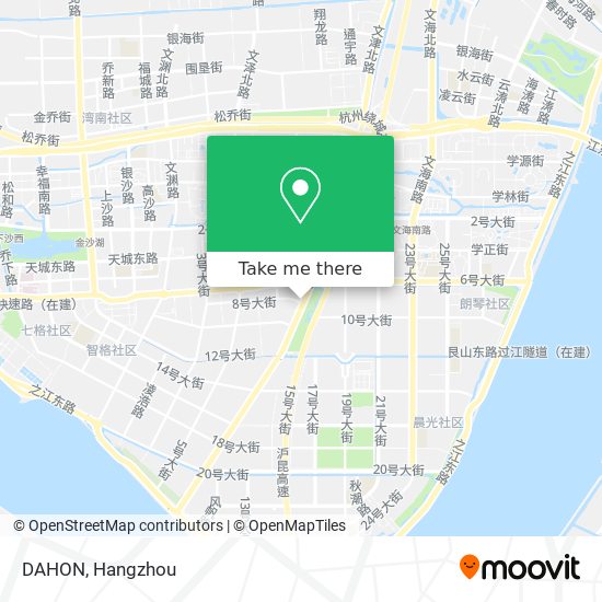DAHON map