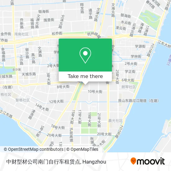 中财型材公司南门自行车租赁点 map