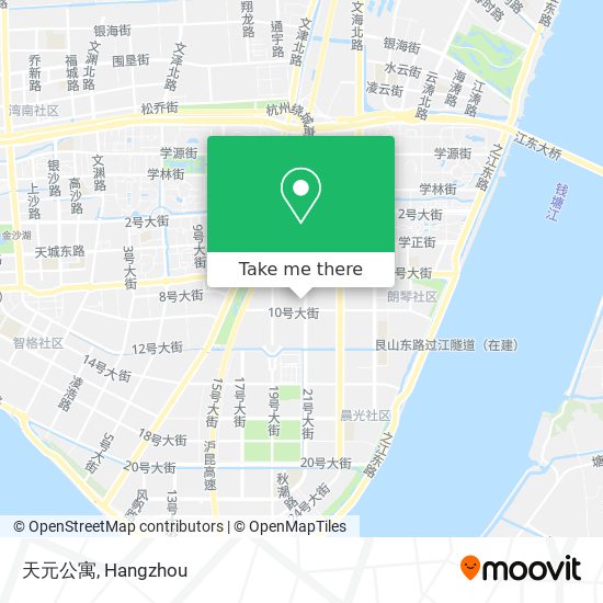 天元公寓 map