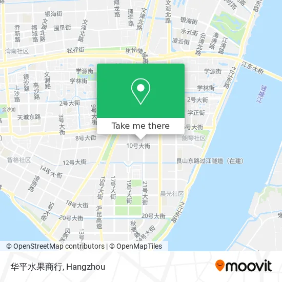 华平水果商行 map