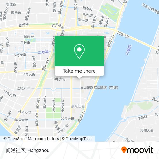 闻潮社区 map