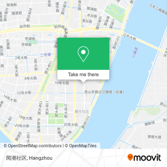 闻潮社区 map
