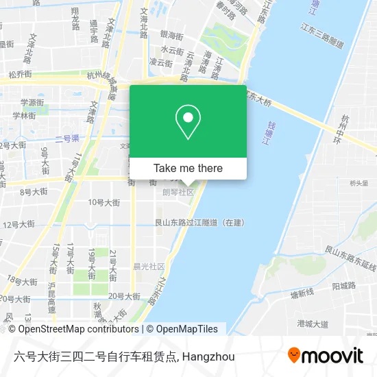 六号大街三四二号自行车租赁点 map