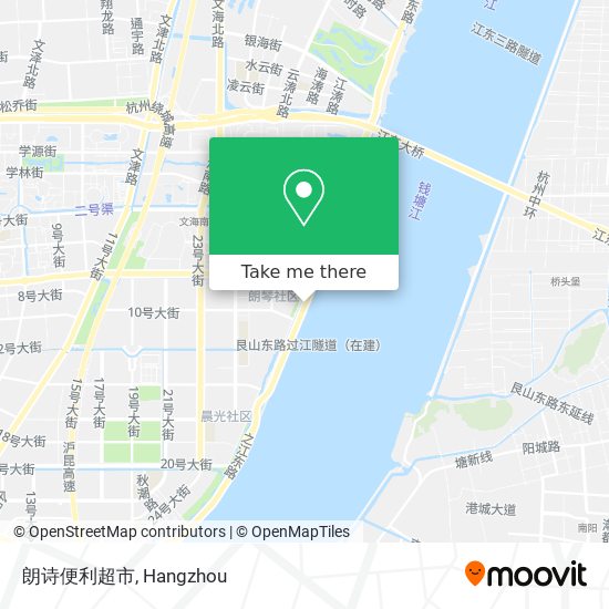 朗诗便利超市 map