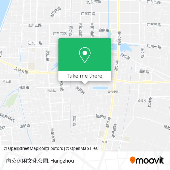 向公休闲文化公园 map