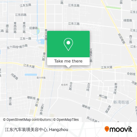 江东汽车装璜美容中心 map