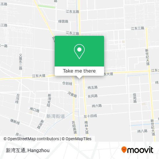 新湾互通 map