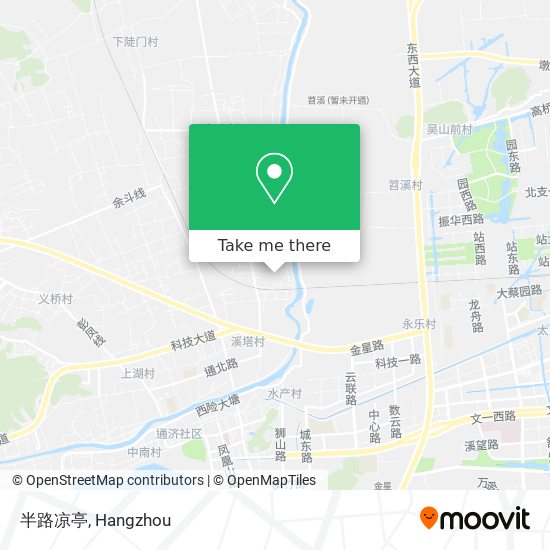 半路凉亭 map