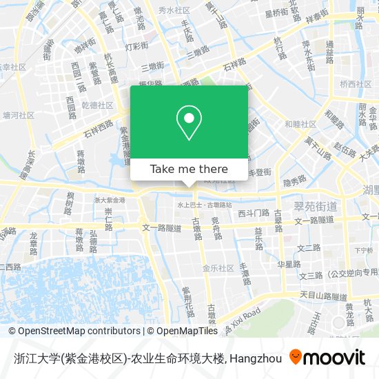 浙江大学(紫金港校区)-农业生命环境大楼 map