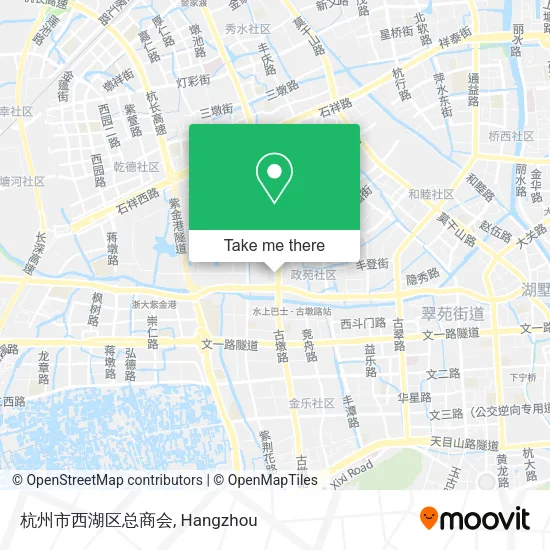 杭州市西湖区总商会 map