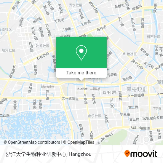 浙江大学生物种业研发中心 map